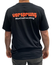T-Shirt - Black - Orange Logo