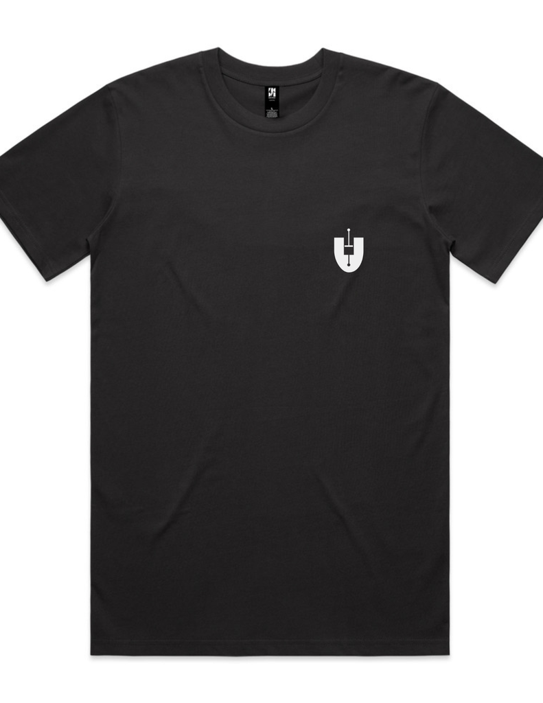 T-Shirt (Mushroom - White Logo, S)