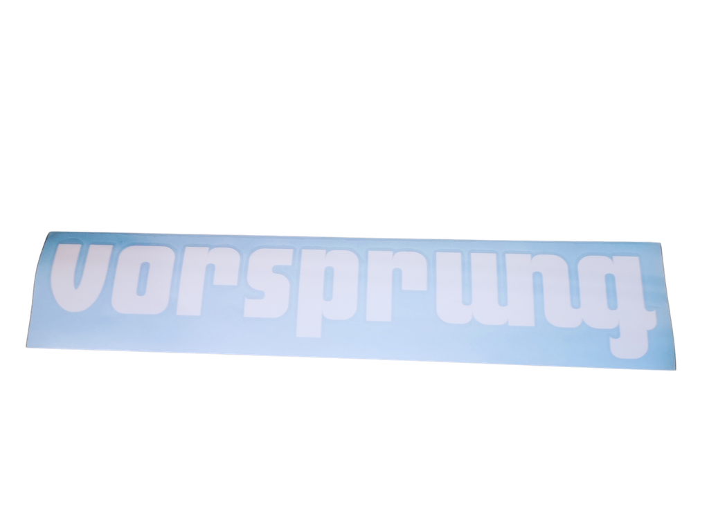 [STK-VSLOGO-ORANGE] Vorsprung Decals (Vorsprung Logo - Orange 100mm x 25mm)
